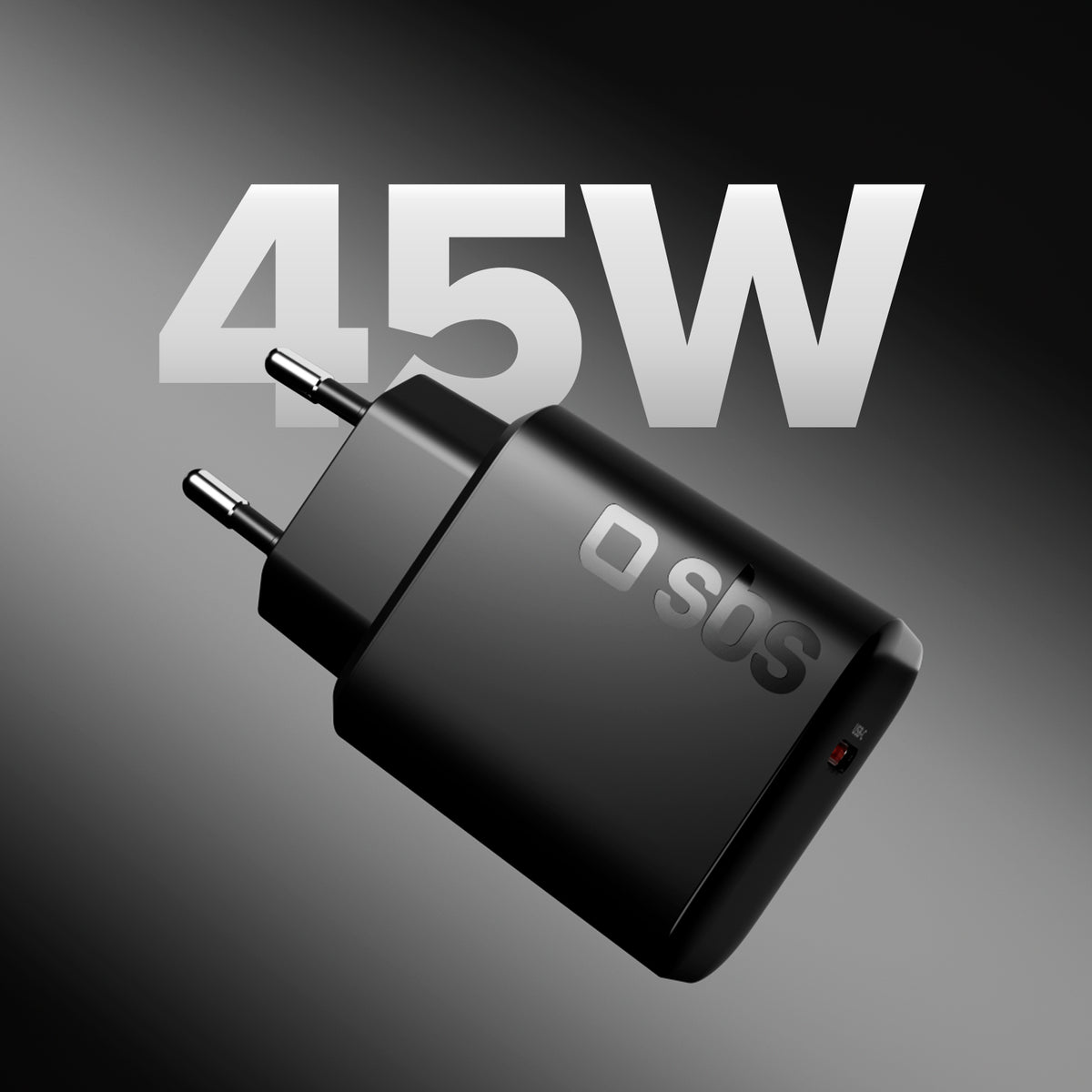 Kit charge 45W PD avec câble USB‑C 2 m