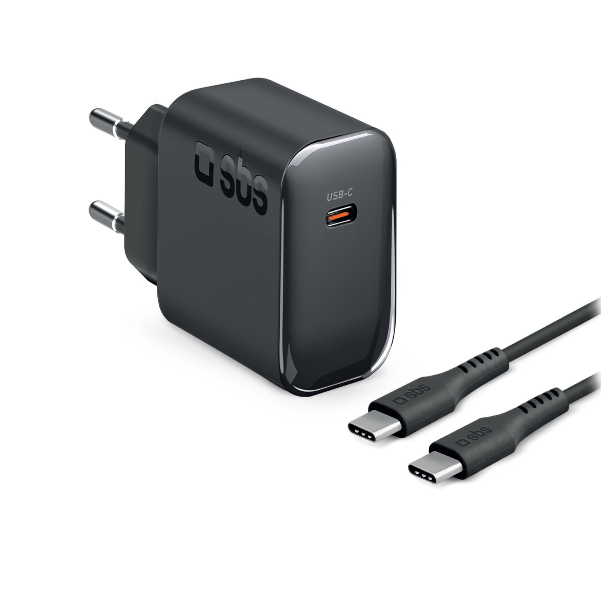 Kit charge 45W PD avec câble USB‑C 2 m