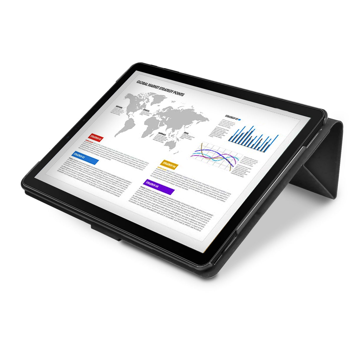 Schutzhülle in Buchform für das Samsung Galaxy TAB S4