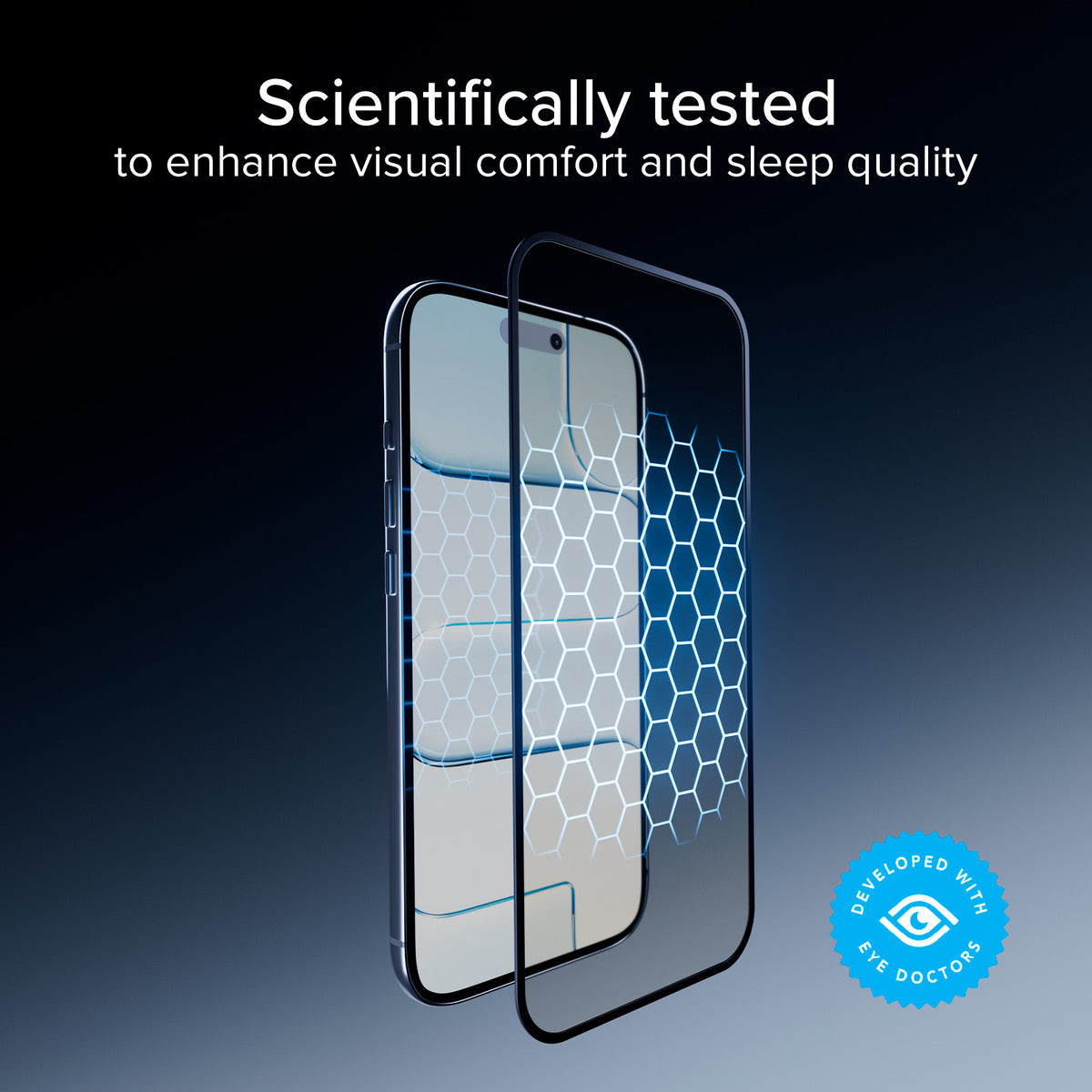 Full Cover Anti Blue Light Glass with Eyesafe® CPF60 technology for iPhone Air