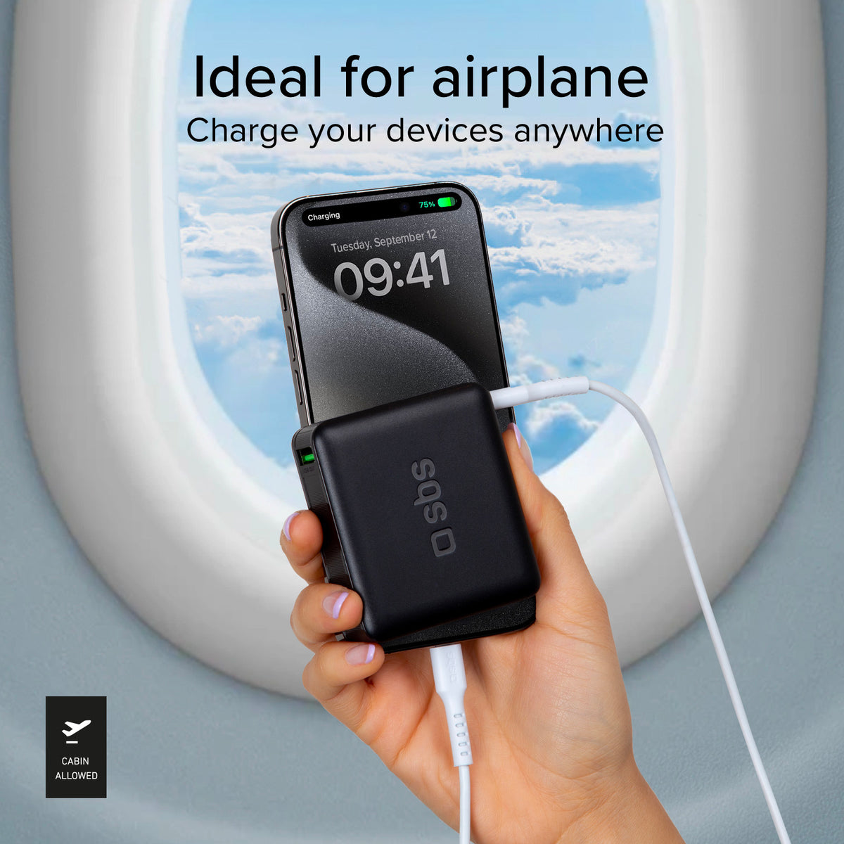 Powerbank mit 10 000 mAh mit Power-Delivery-Technologie