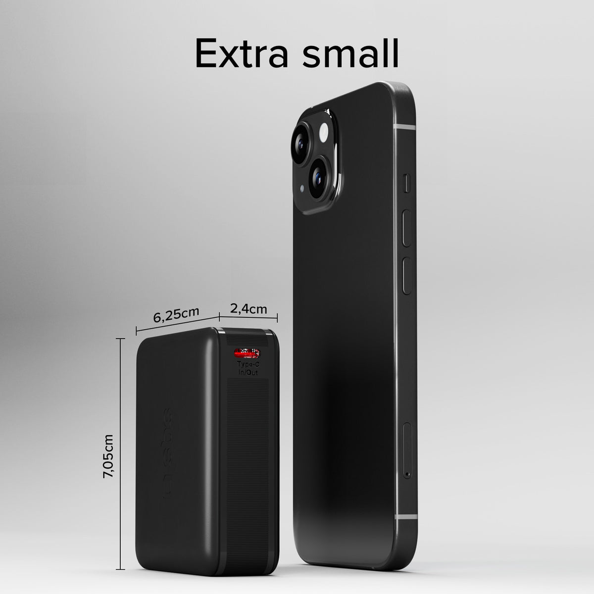Powerbank mit 10 000 mAh mit Power-Delivery-Technologie