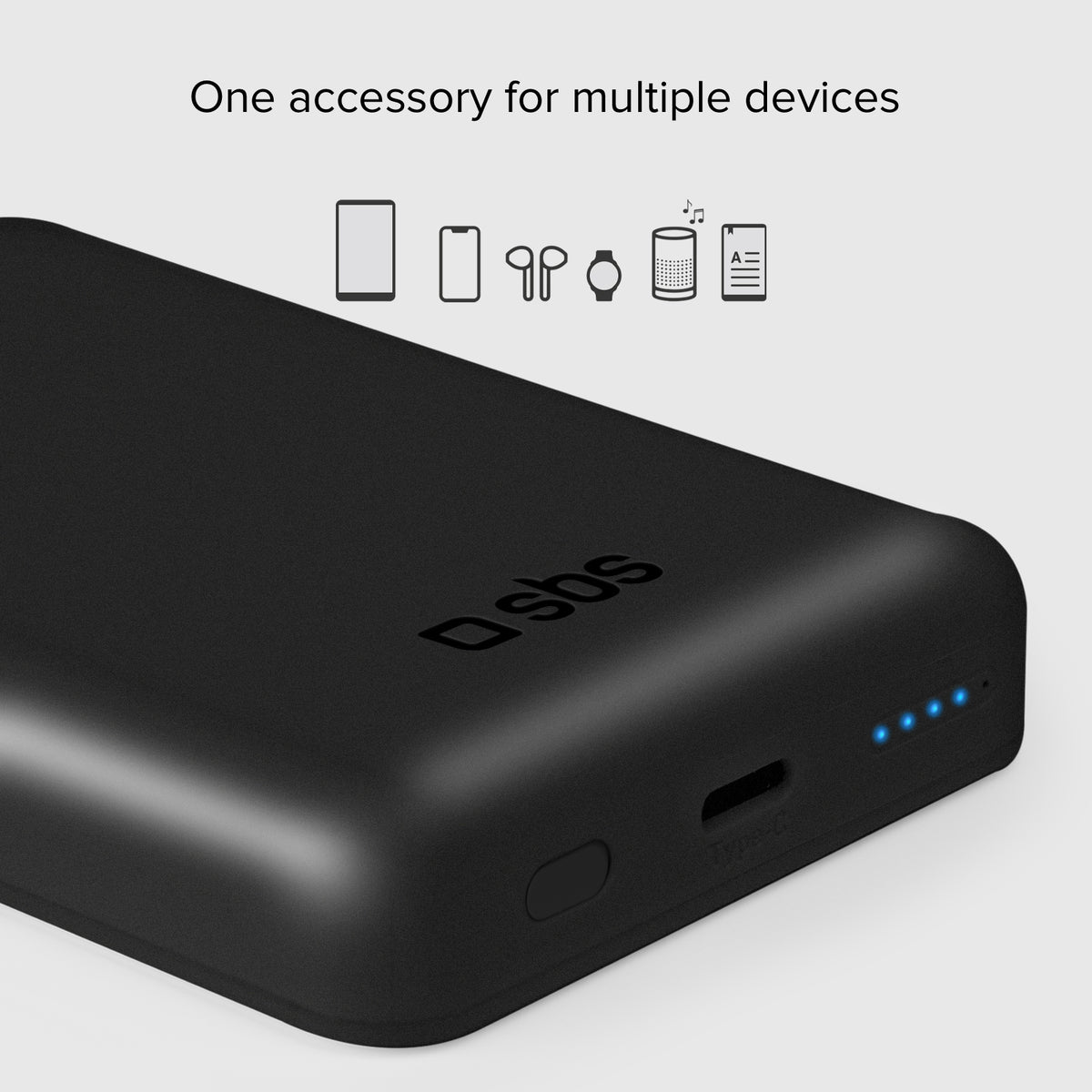 5000 mAh kabellose magnetische Powerbank