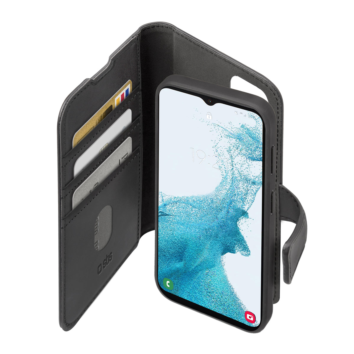 Book case with removable cover for Samsung A23 5G
