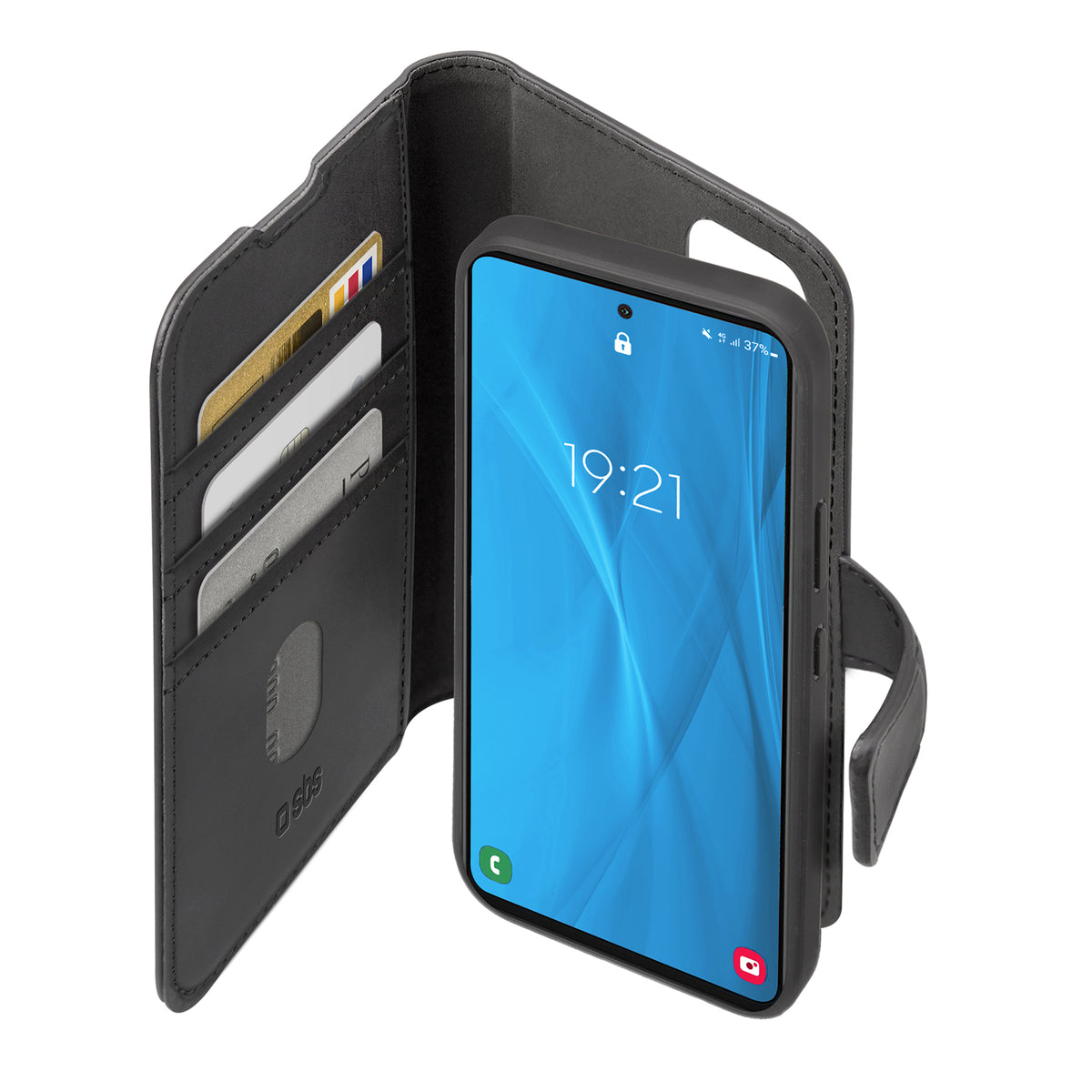 Book case with removable cover for Samsung A53