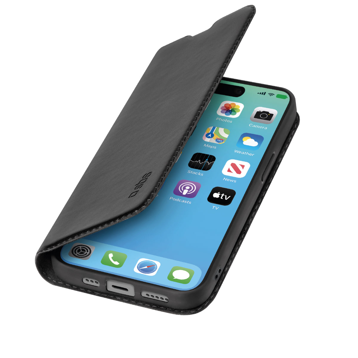 Wallet Smooth Case for iPhone 15 Pro