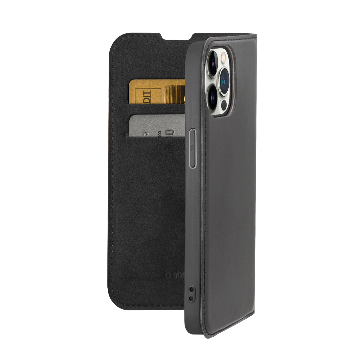 Wallet Smooth Case for iPhone 15 Pro