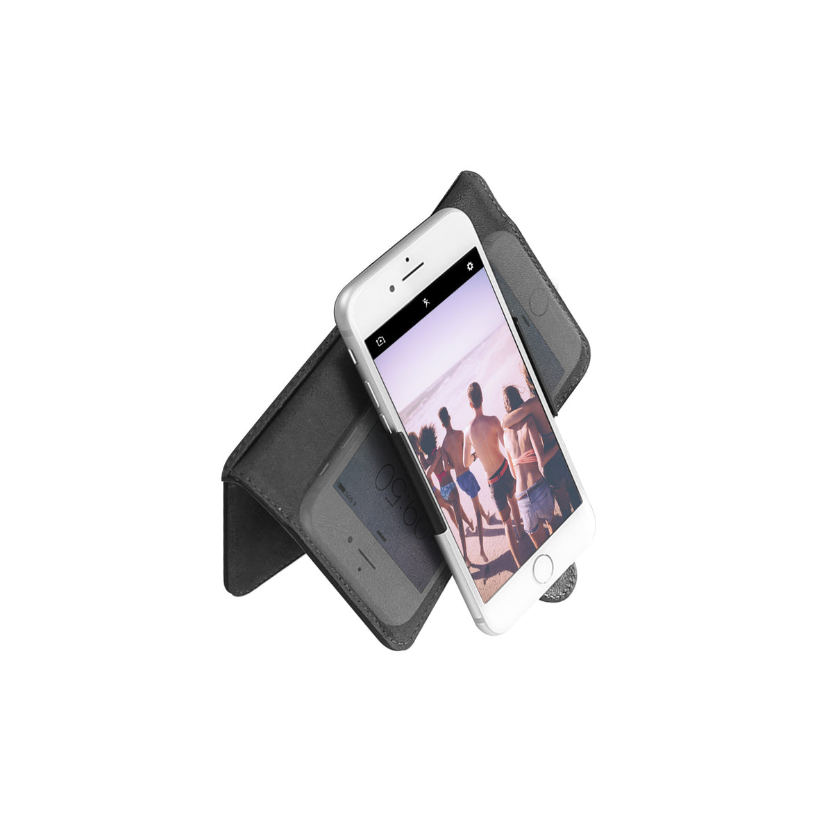 Aufklappbares Universal-Cover für Smartphones mit bis zu 4,5 Zoll Displays