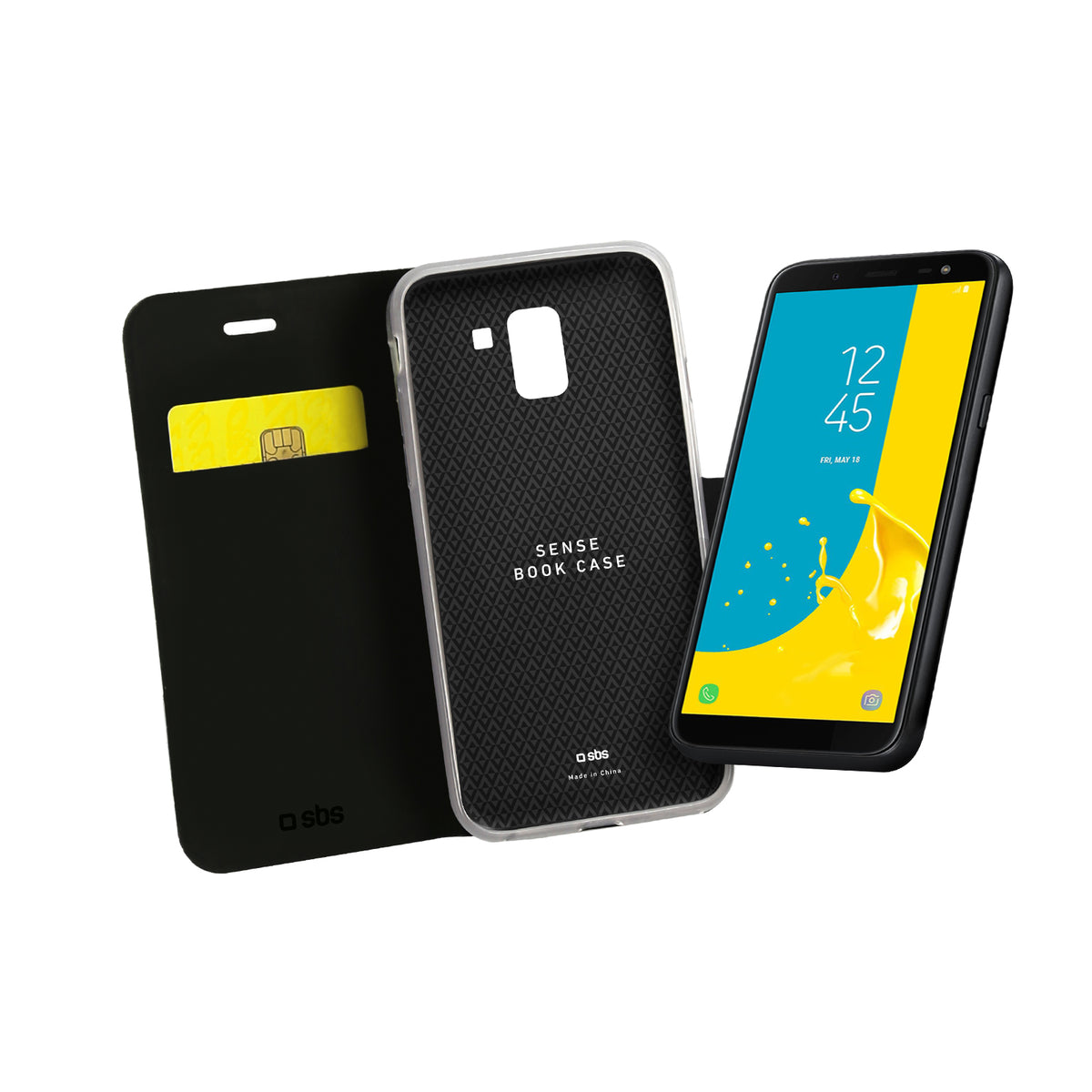 Handyhülle Book Sense für Samsung Galaxy J6