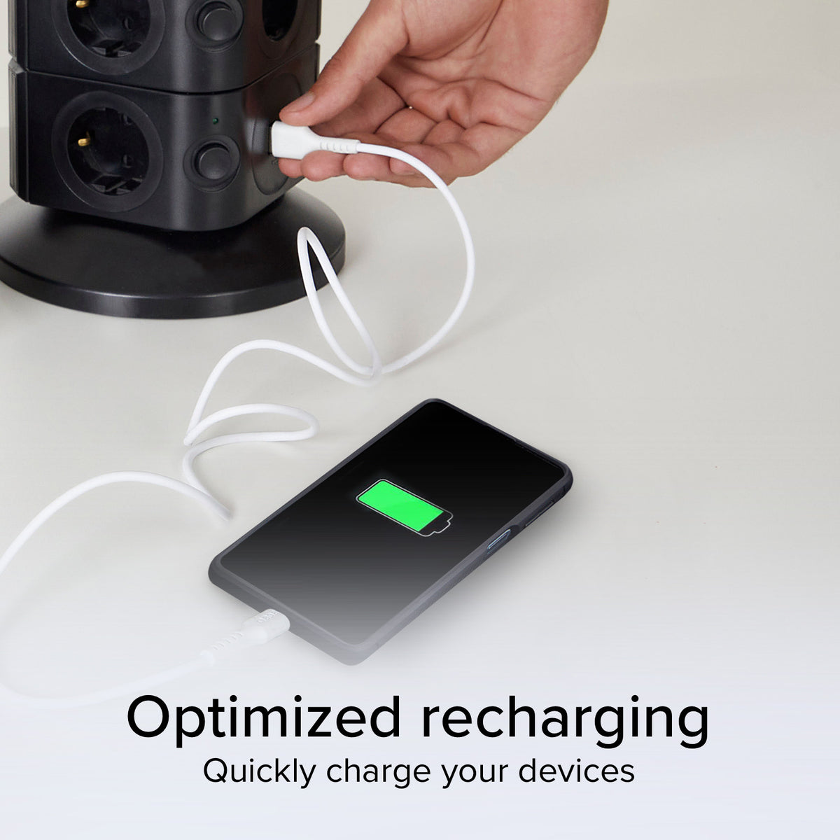Daten- und Ladekabel USB-A auf USB-C mit 1 Meter Länge