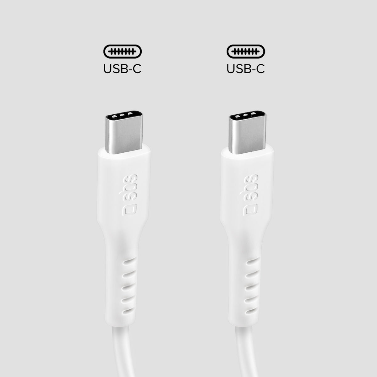 Daten- und Ladekabel USB-C auf USB-C mit 1 Meter Länge