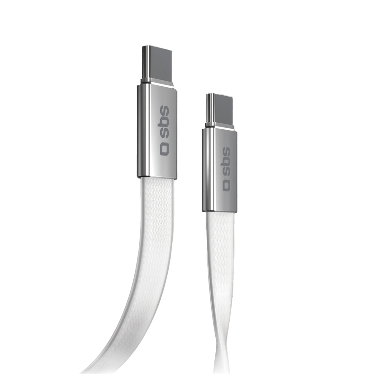 Schlankes Lade- und Datenkabel mit USB-C-2.0-Steckern, 1m