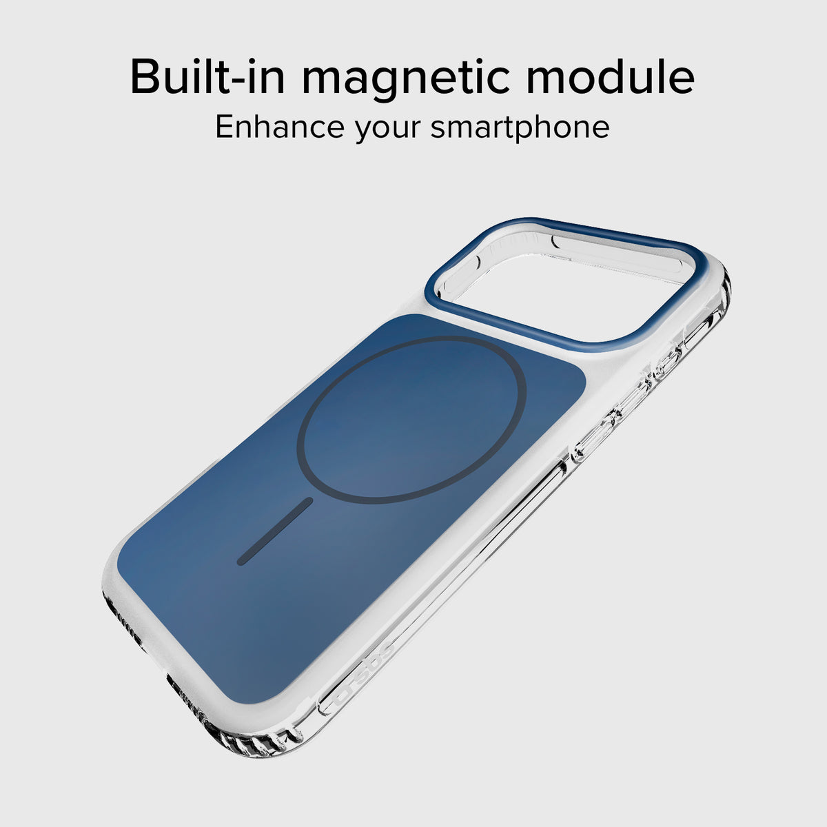 Cover magnetica compatibile con MagSafe con angoli antiurto per iPhone 17 Pro