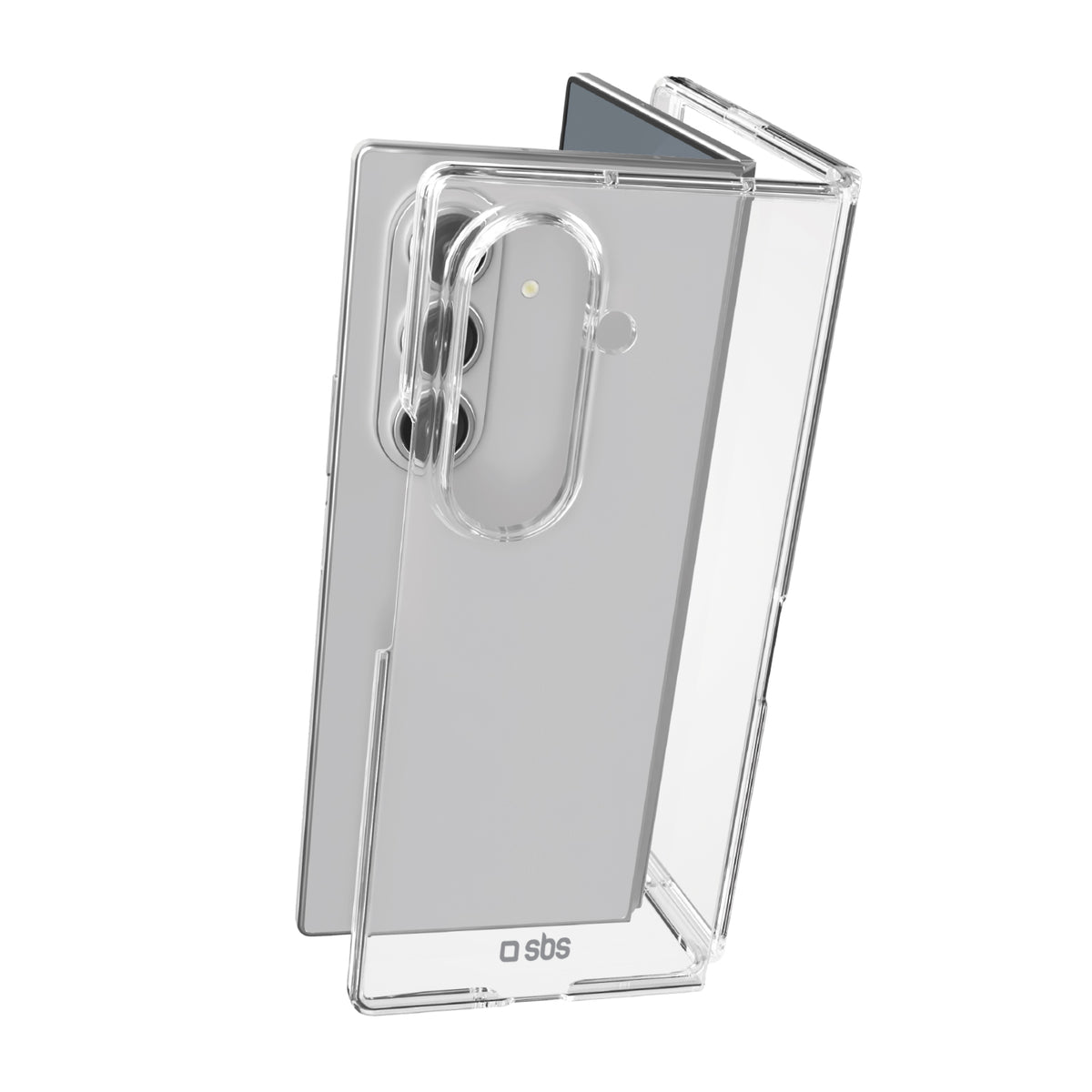 Hybrid-Hülle für Samsung Z Fold 7, transparente Fold-Hülle
