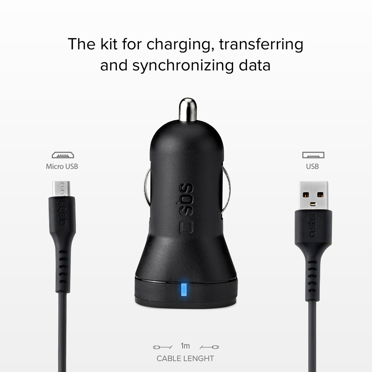 Auto-Ladeset mit Micro-USB