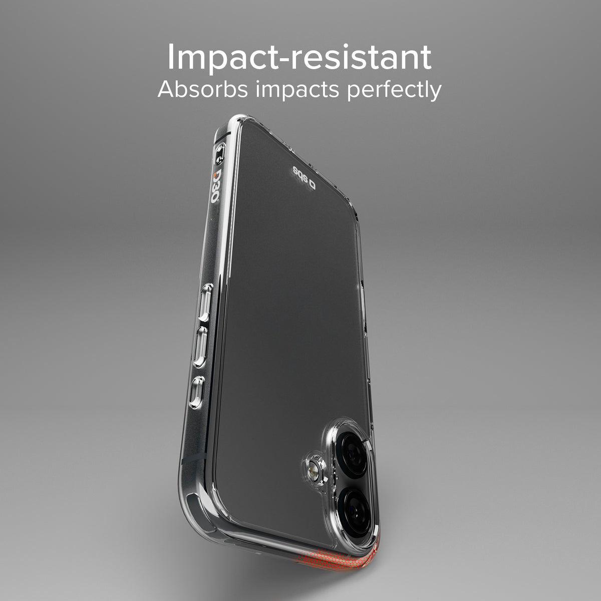 Ultra-strong case for iPhone 16 Plus with D3O technology