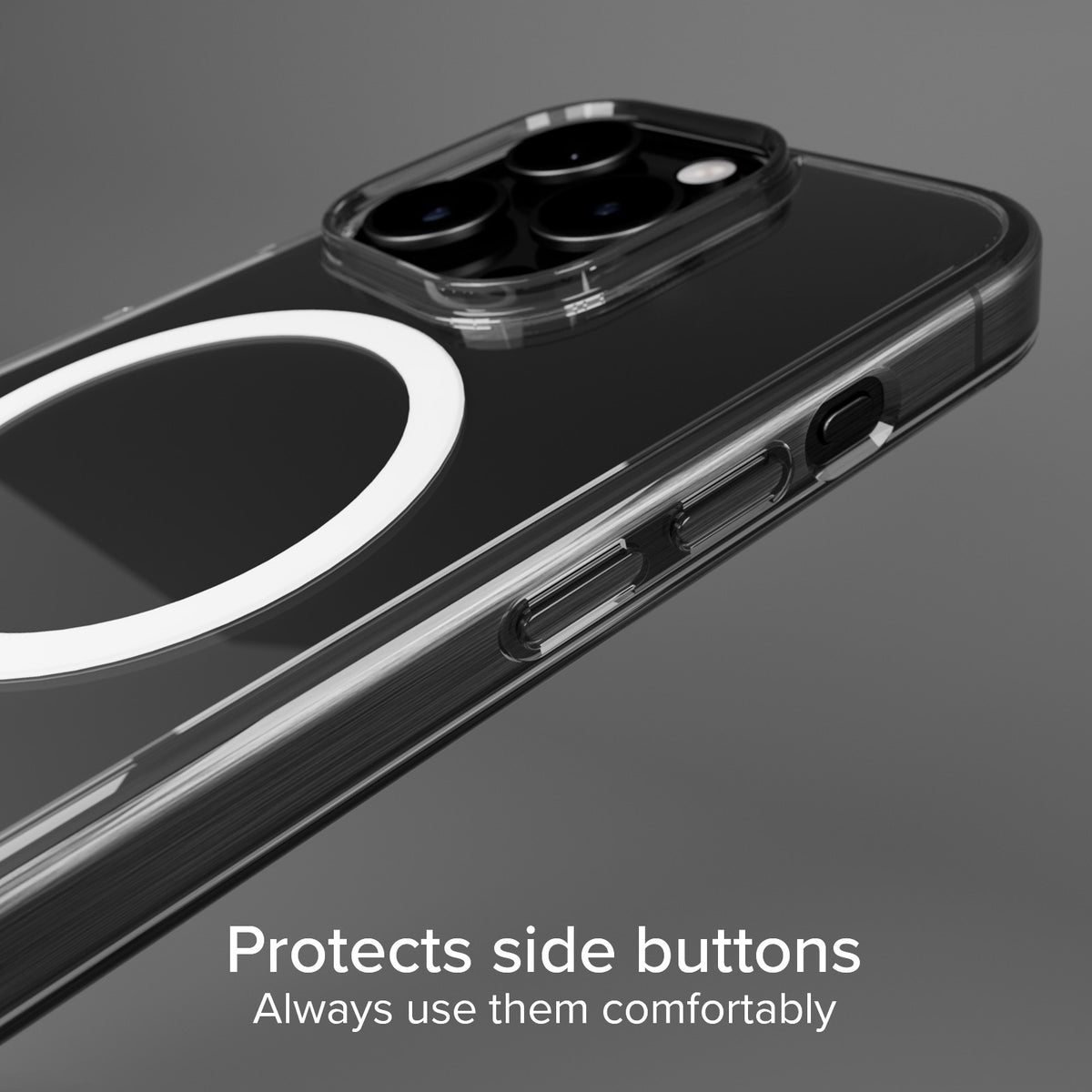 Extrem widerstandsfähiges Cover für iPhone 15 Pro mit D3O-Technologie