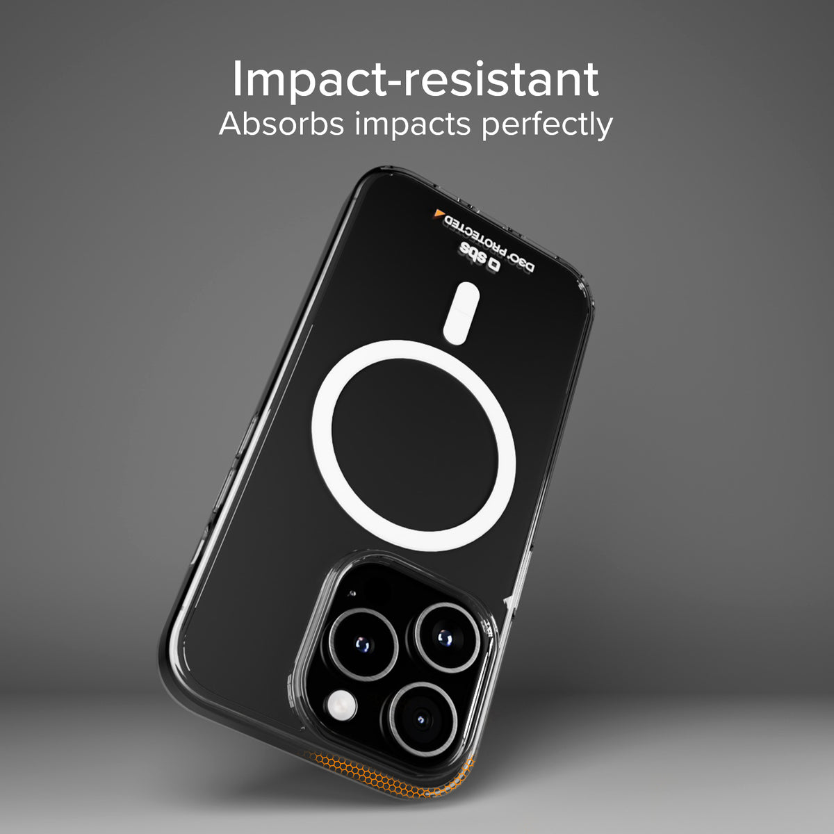Ultra-strong case for iPhone 15 Pro Max with D3O technology