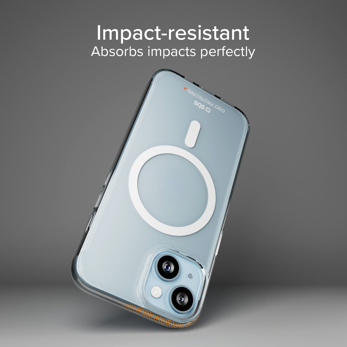 Ultra-strong case for iPhone 15 Plus with D3O technology