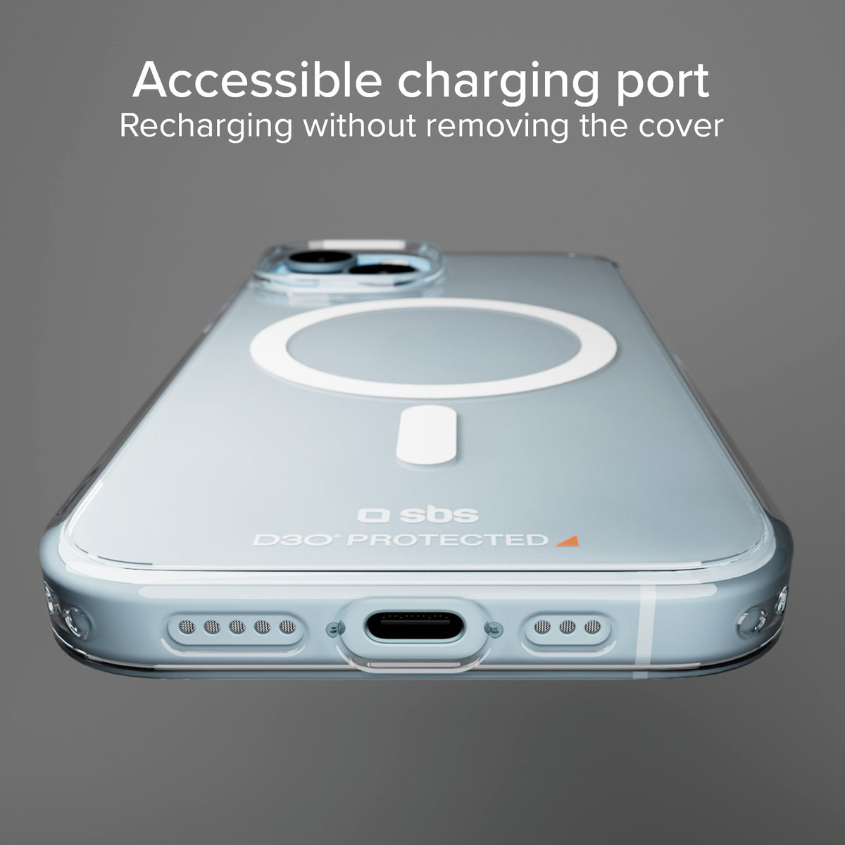 Ultra-strong case for iPhone 15 Plus with D3O technology