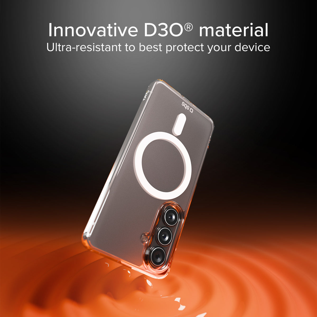 Extrem widerstandsfähiges Cover für Samsung S26 mit D3O-Technologie