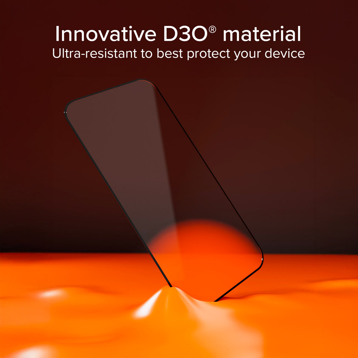 Vetrino ultraresistente per iPhone 16e/14/13/13 Pro con tecnologia D3O