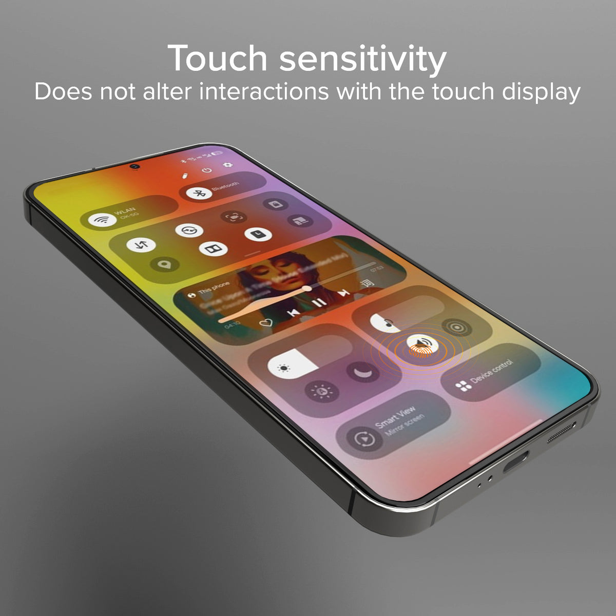 Extrem widerstandsfähiges Glas für Samsung Galaxy S24+ mit D3O-Technologie