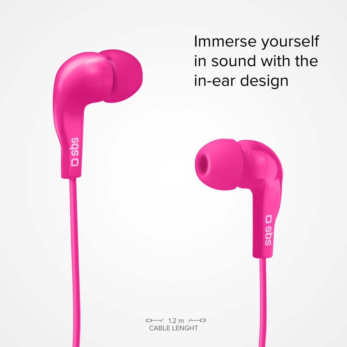 Auriculares in ear Studio Mix 10, jack 3,5 mm con micrófono y tecla de respuesta