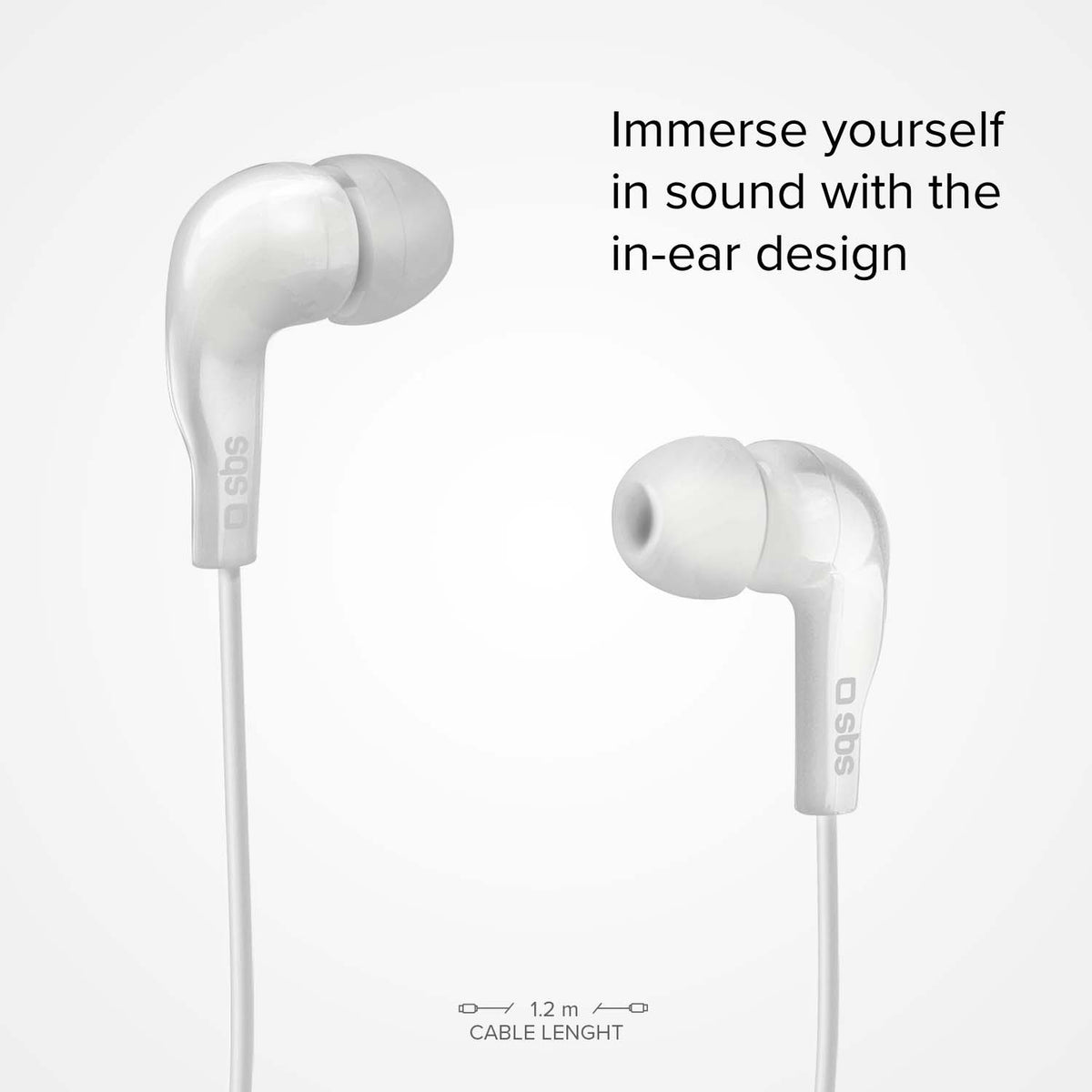 Auriculares in ear Studio Mix 10, jack 3,5 mm con micrófono y tecla de respuesta