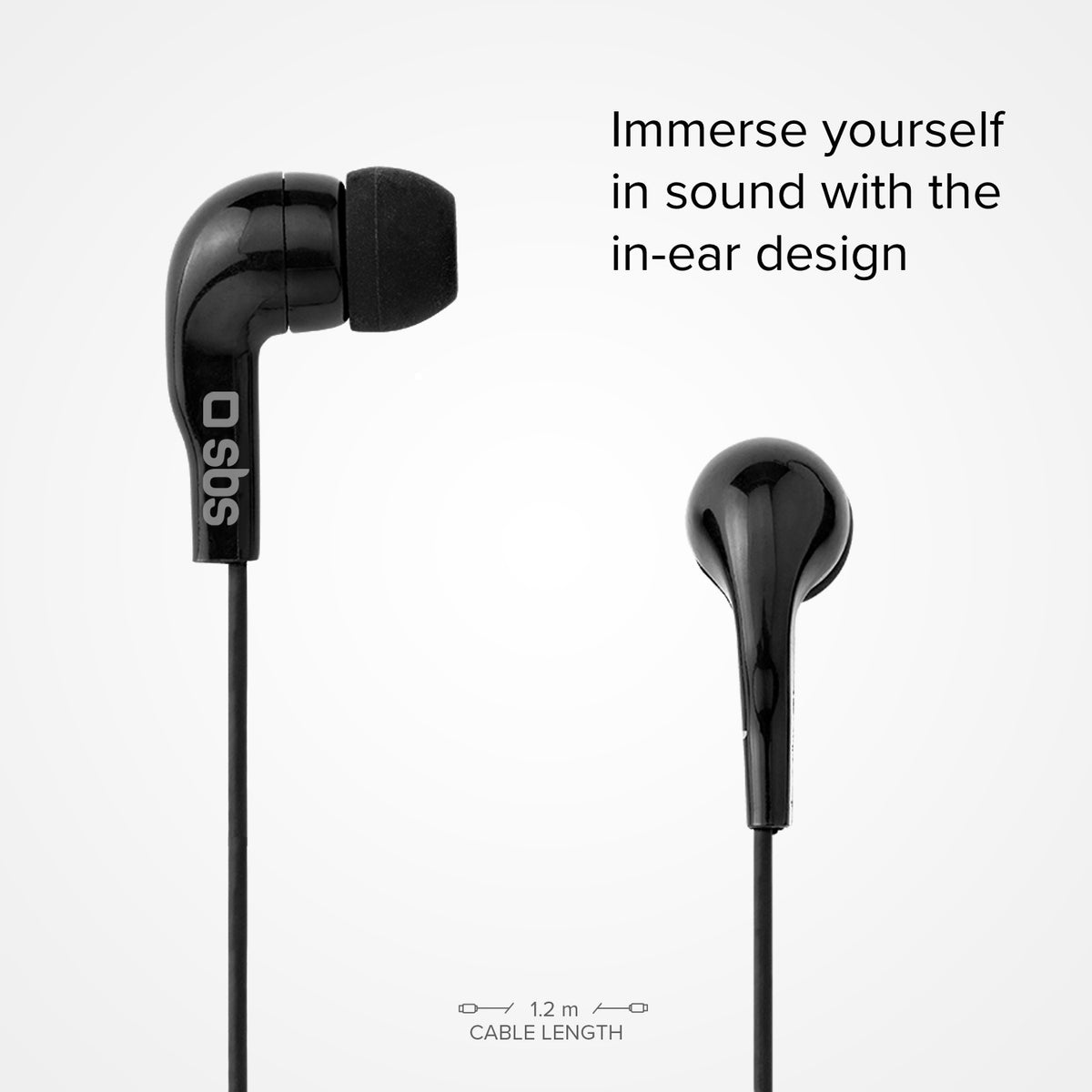 Auriculares in ear Studio Mix 10, jack 3,5 mm con micrófono y tecla de respuesta