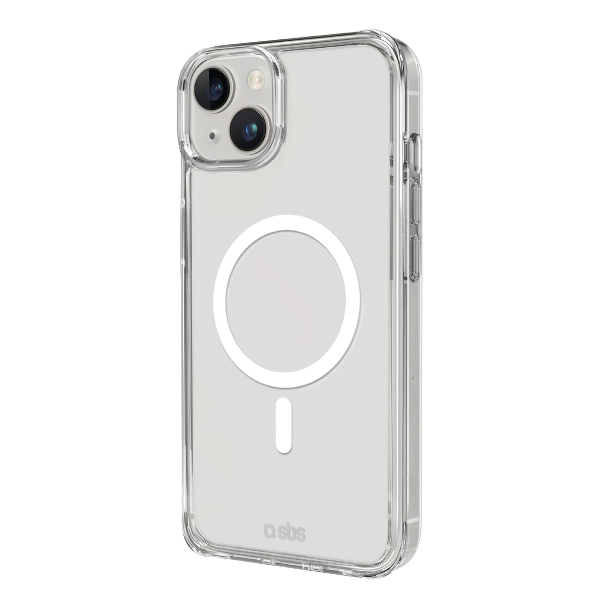 Transparente steife Hülle, kompatibel mit MagSafe-Ladefunktion für iPhone 15 Plus/14 Plus