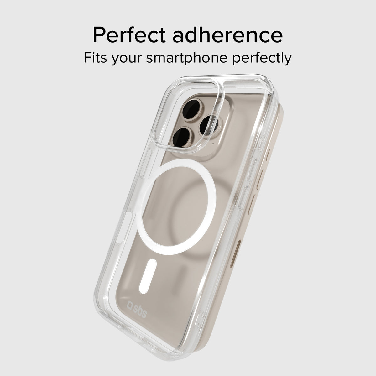 Rigid transparent case compatible with MagSafe charging for iPhone 16 Pro Max