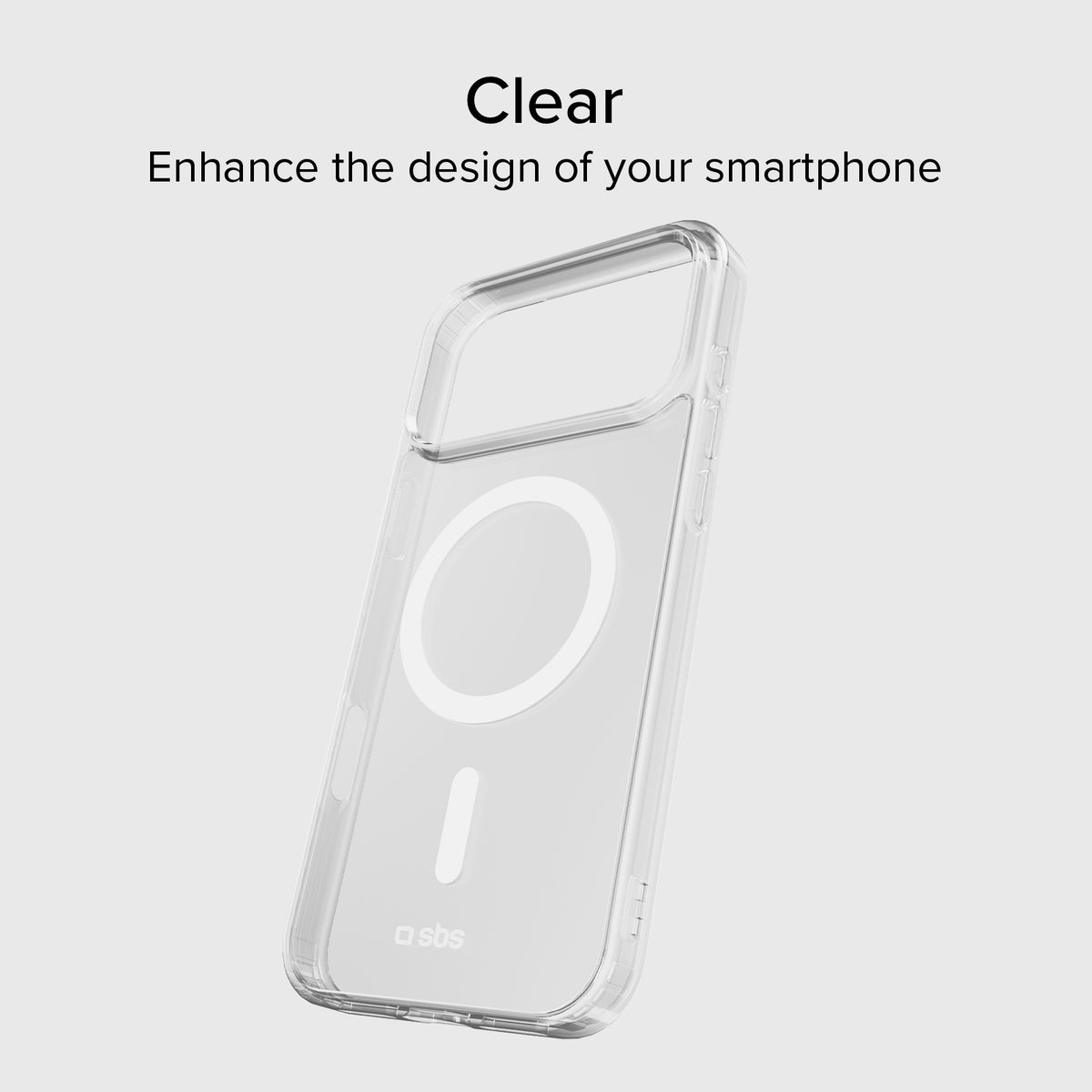 Transparent hard cover compatible with magnetic wireless charging for iPhone 18 Pro Max/17 Pro Max