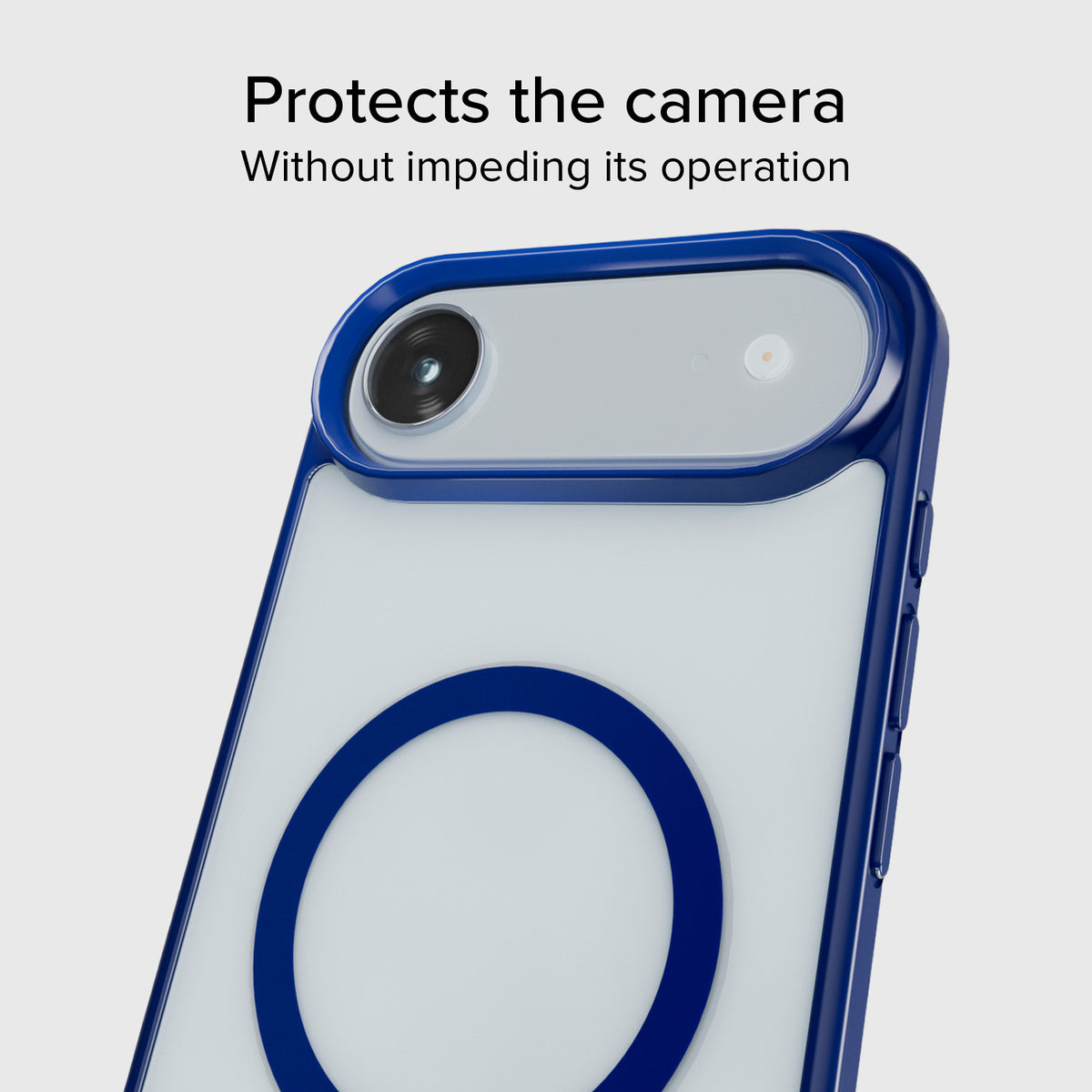 Case für iPhone Air mit farbigen Rändern, kompatibel mit MagSafe Aufladung