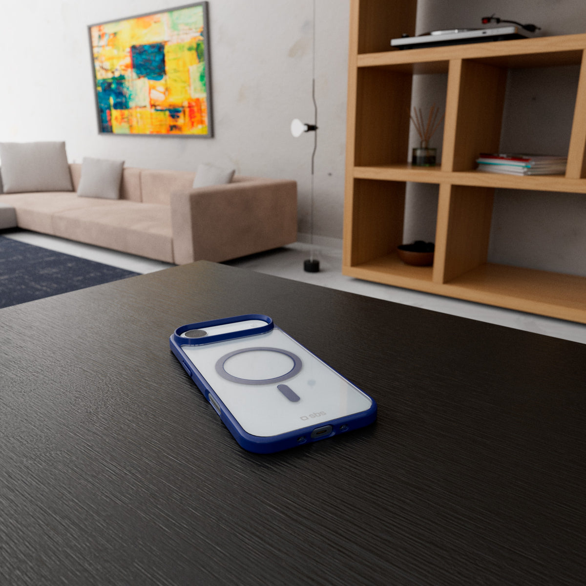 Case für iPhone Air mit farbigen Rändern, kompatibel mit MagSafe Aufladung