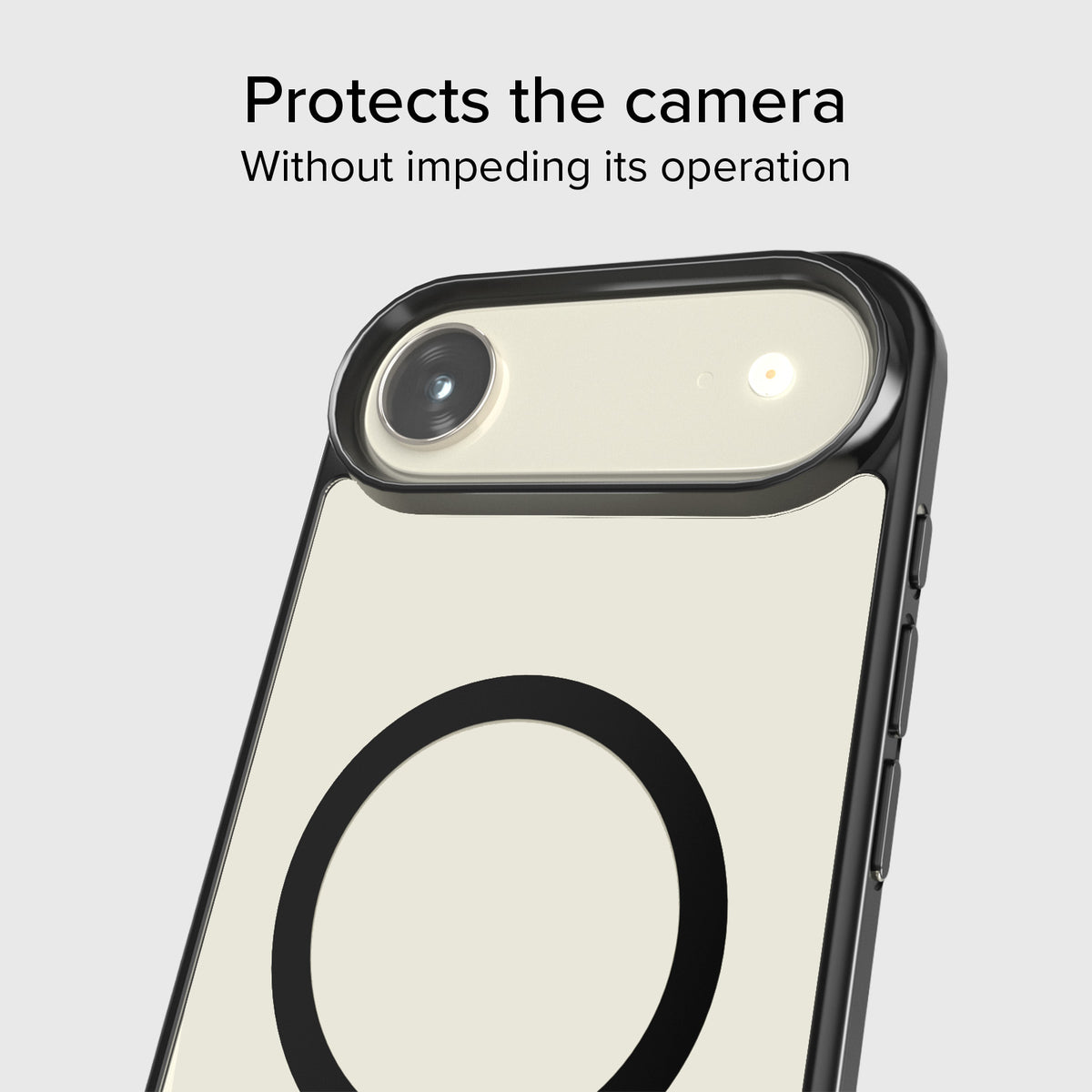 Case für iPhone Air mit farbigen Rändern, kompatibel mit MagSafe Aufladung