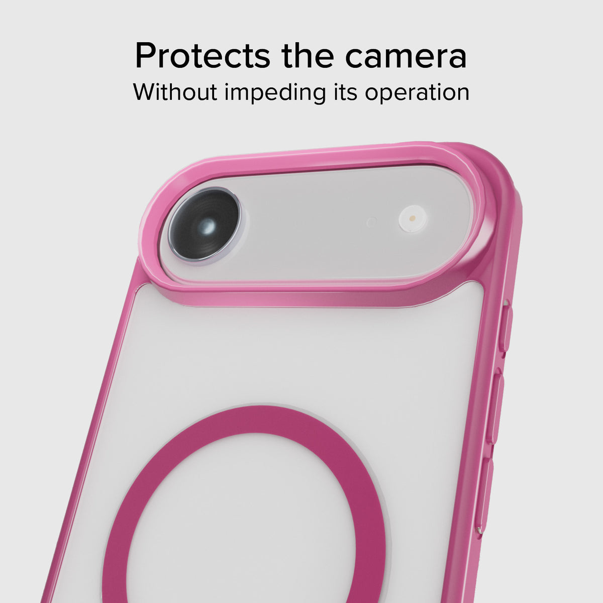 Case für iPhone Air mit farbigen Rändern, kompatibel mit MagSafe Aufladung