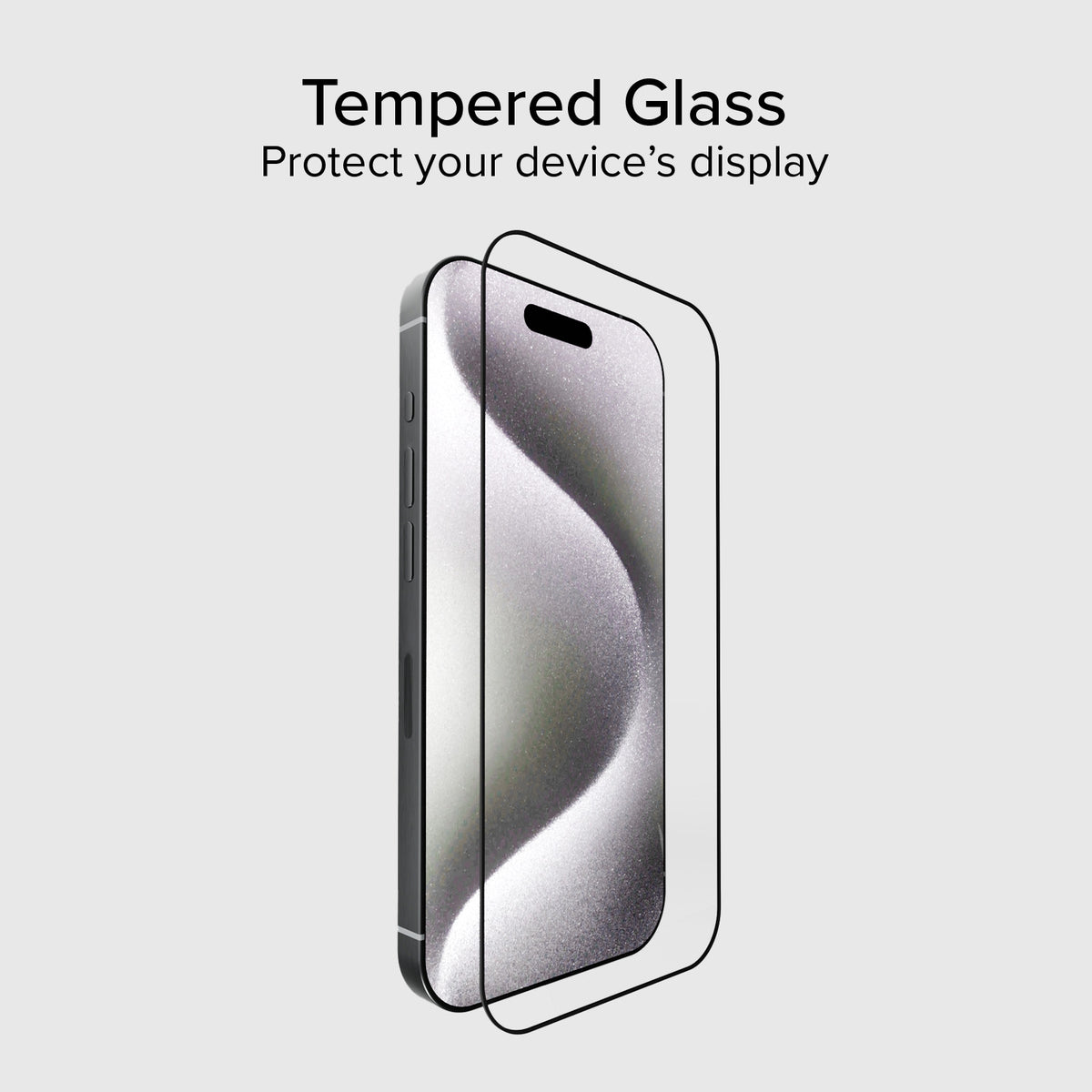 Glass screen protector Full Cover per iPhone 15 Pro