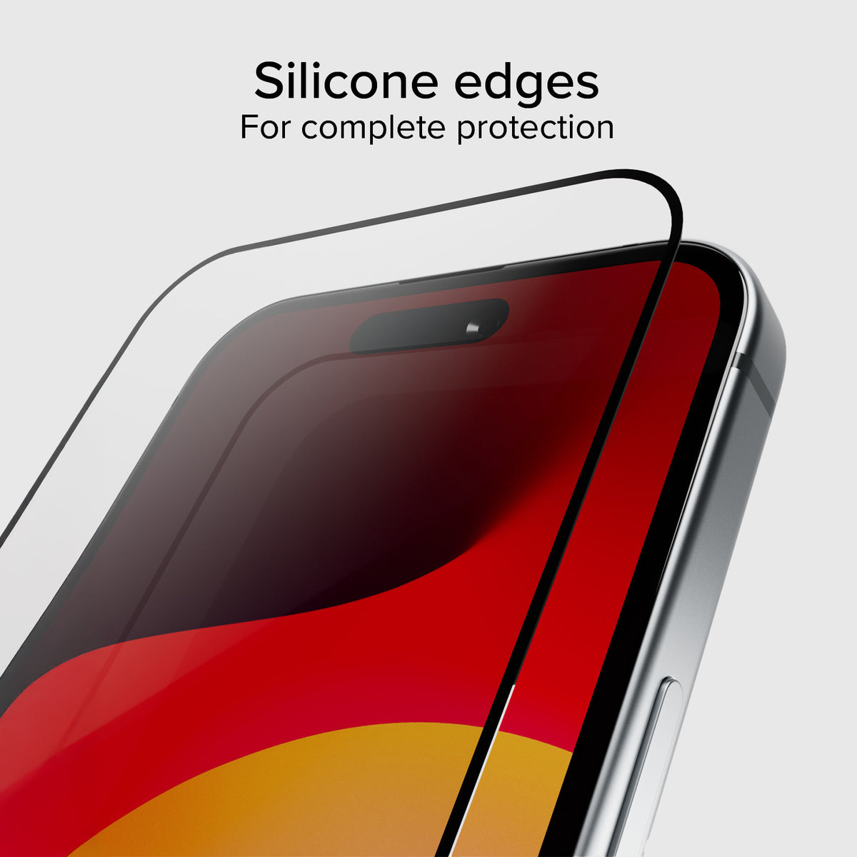 Protection écran en verre Full Cover pour iPhone 16/15