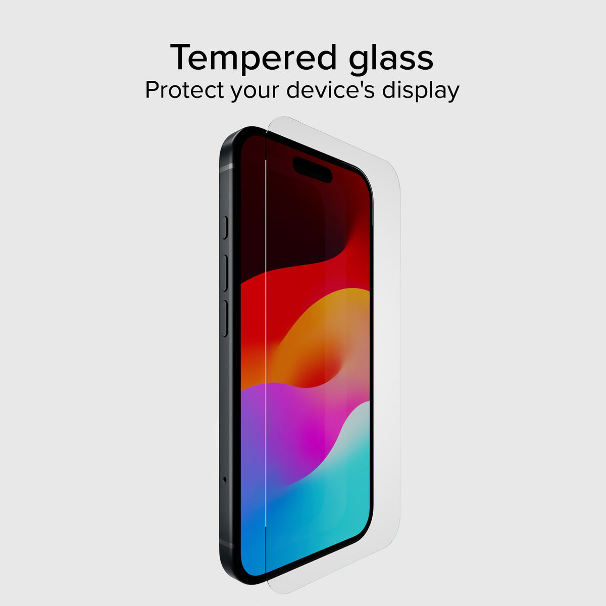Glass screen protector per iPhone 16/15