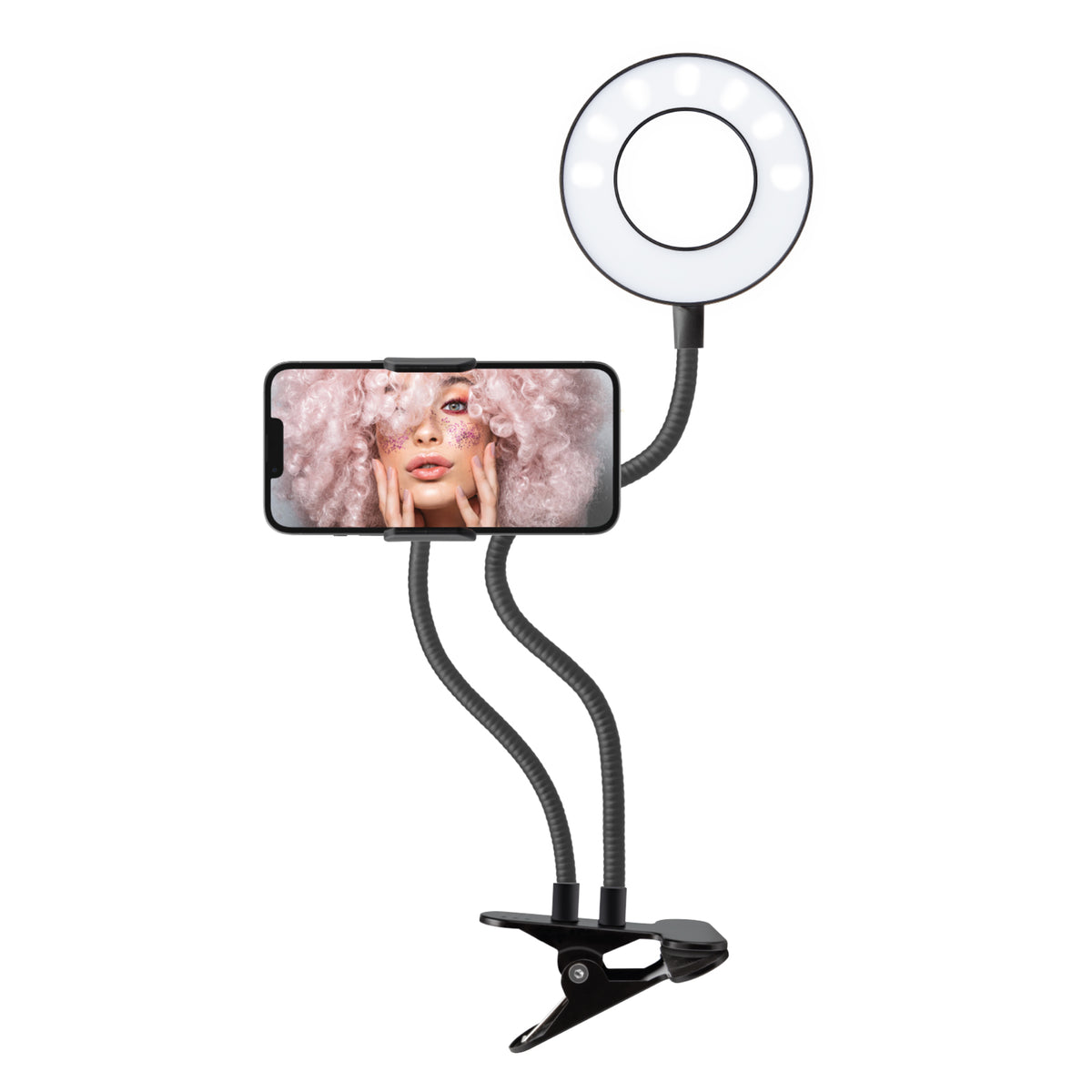LED-Gelenkring mit Tischklemme