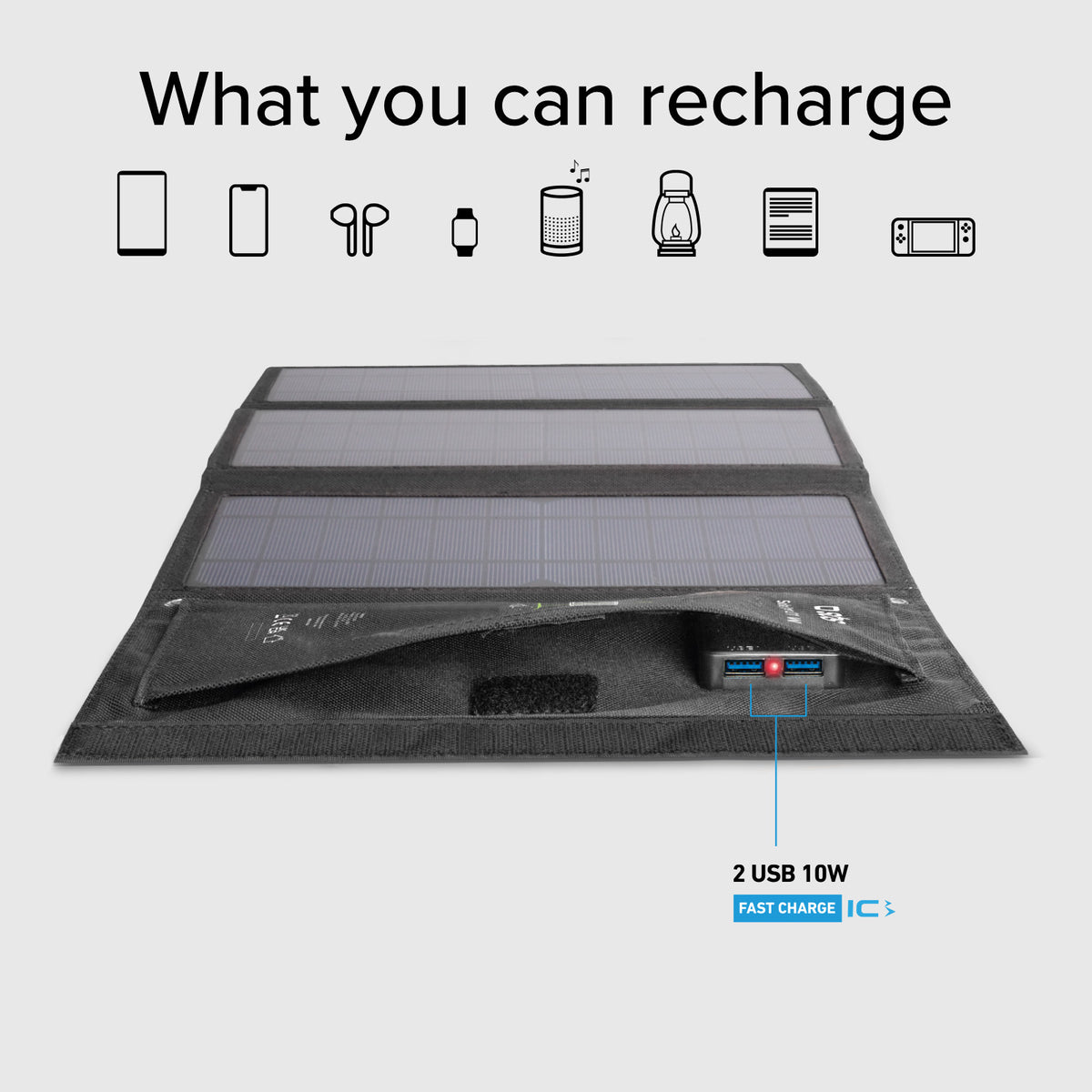 Tragbares Solarladegerät 21 Watt
