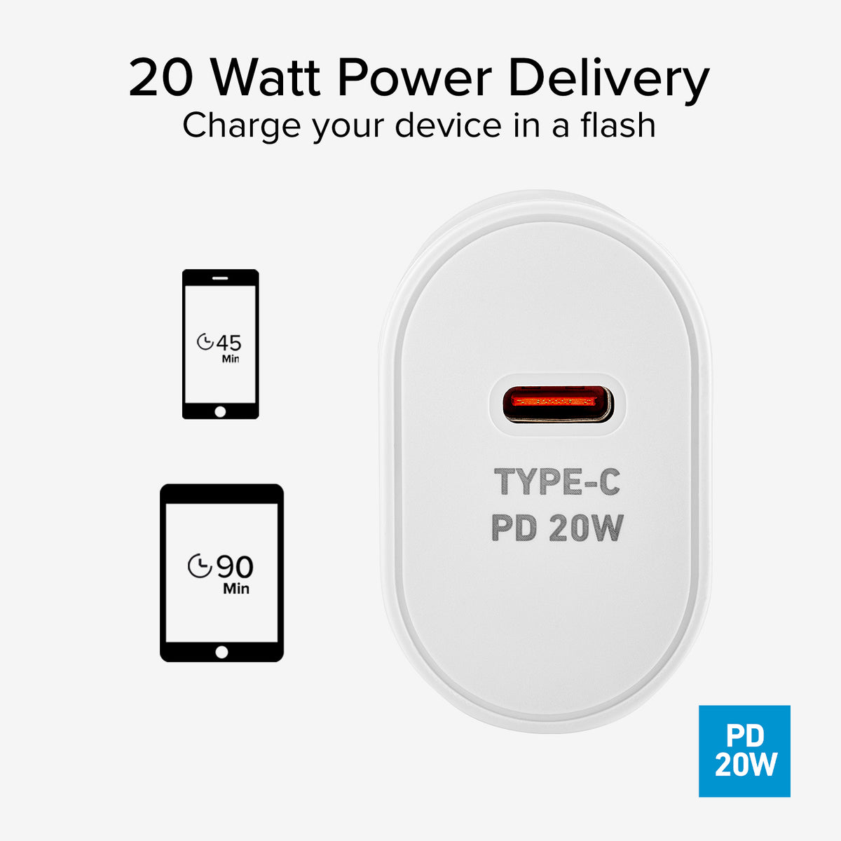 Cargador Power Delivery 20 W, adecuado para MacBook Neo