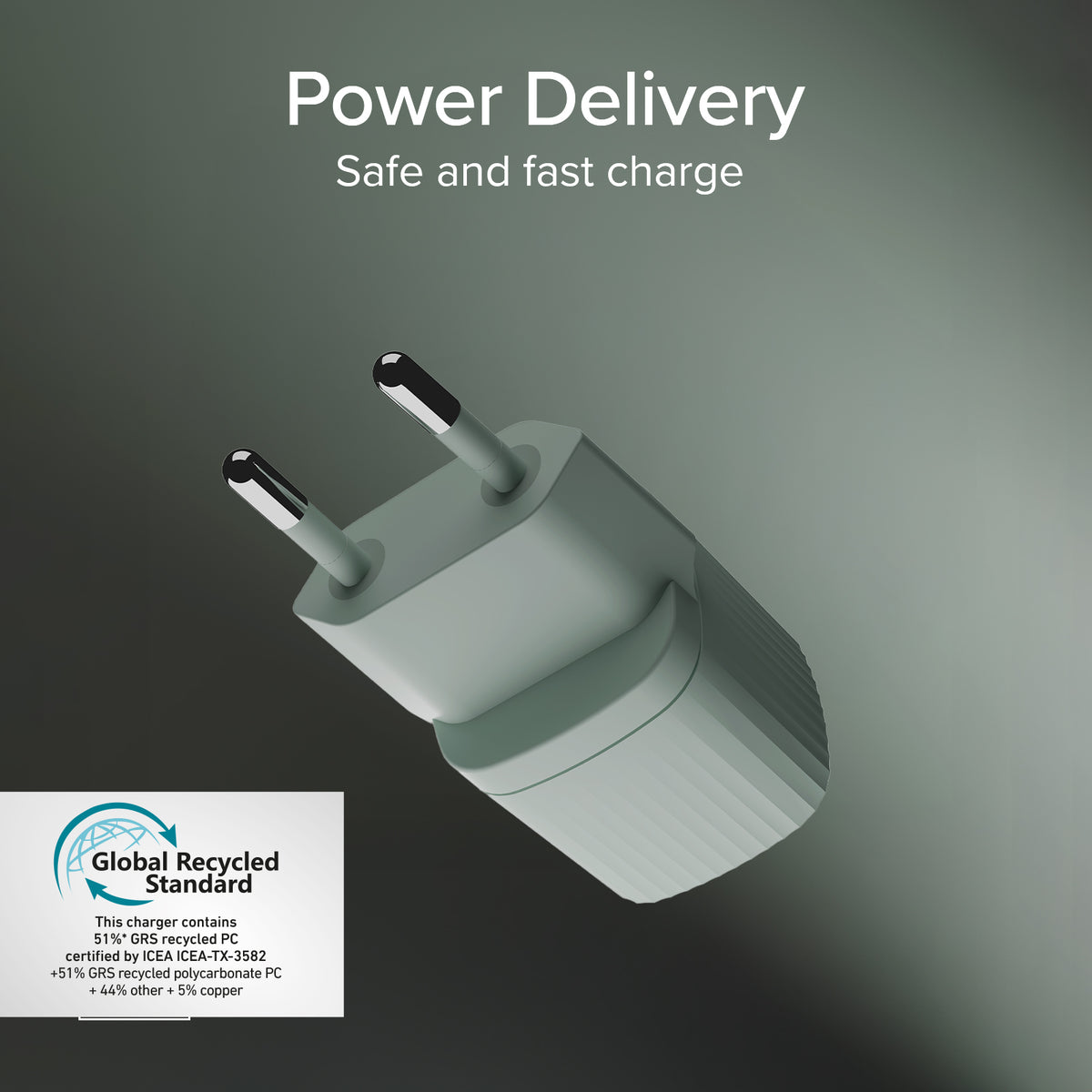 Ladegerät mit GRS-Material