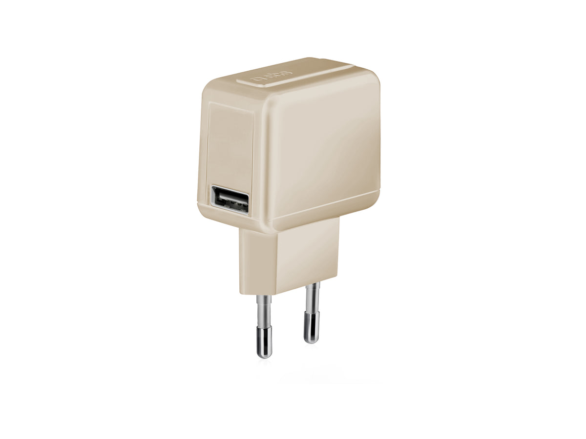 Reiseladegerät Gold Collection mit USB-Ausgang 1 mAh