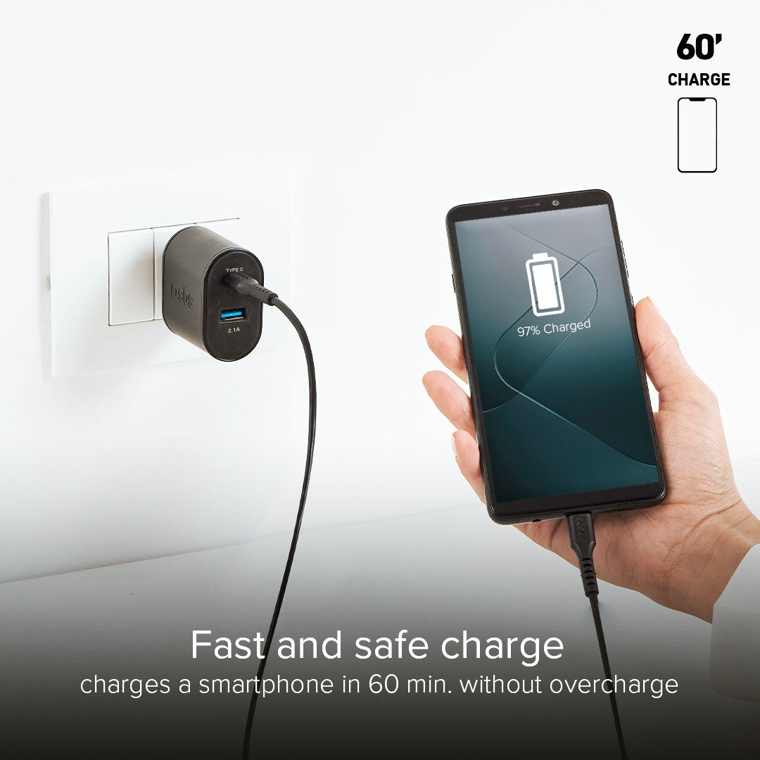 Ladegerät für die Reise, USB - Typ C mit Schnellladefunktion
