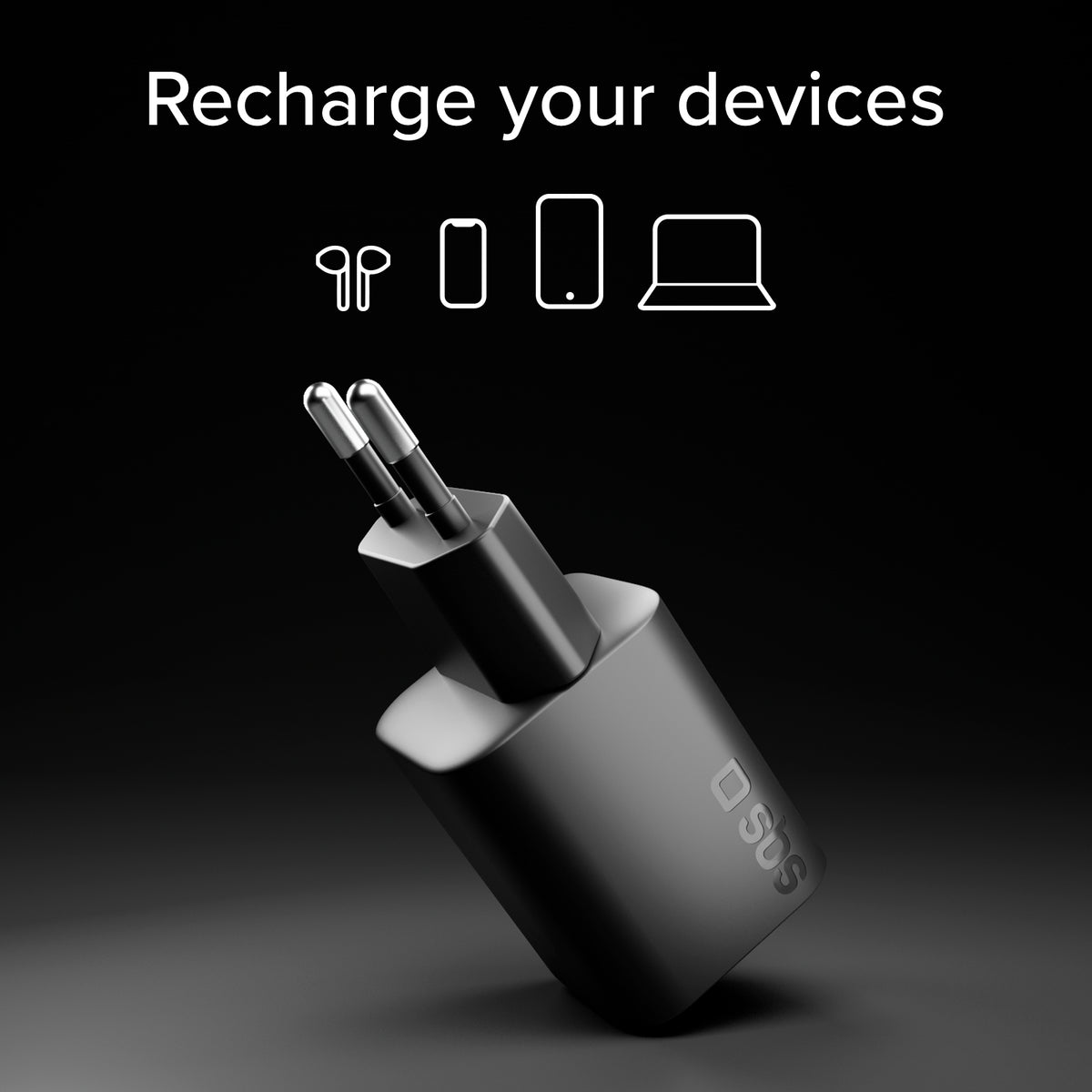 65 W USB-C GaN wall charger with Power Delivery 3.0 and Programmable Power Supply
