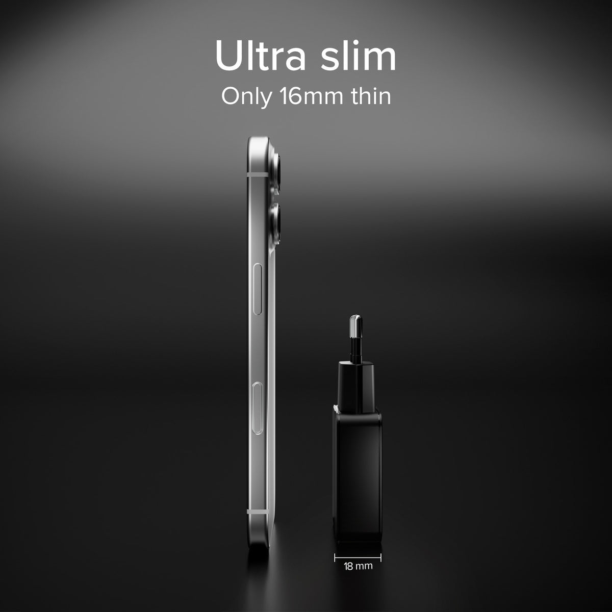 Caricatore da muro 45w USB-C Ultra Slim con doppia porta