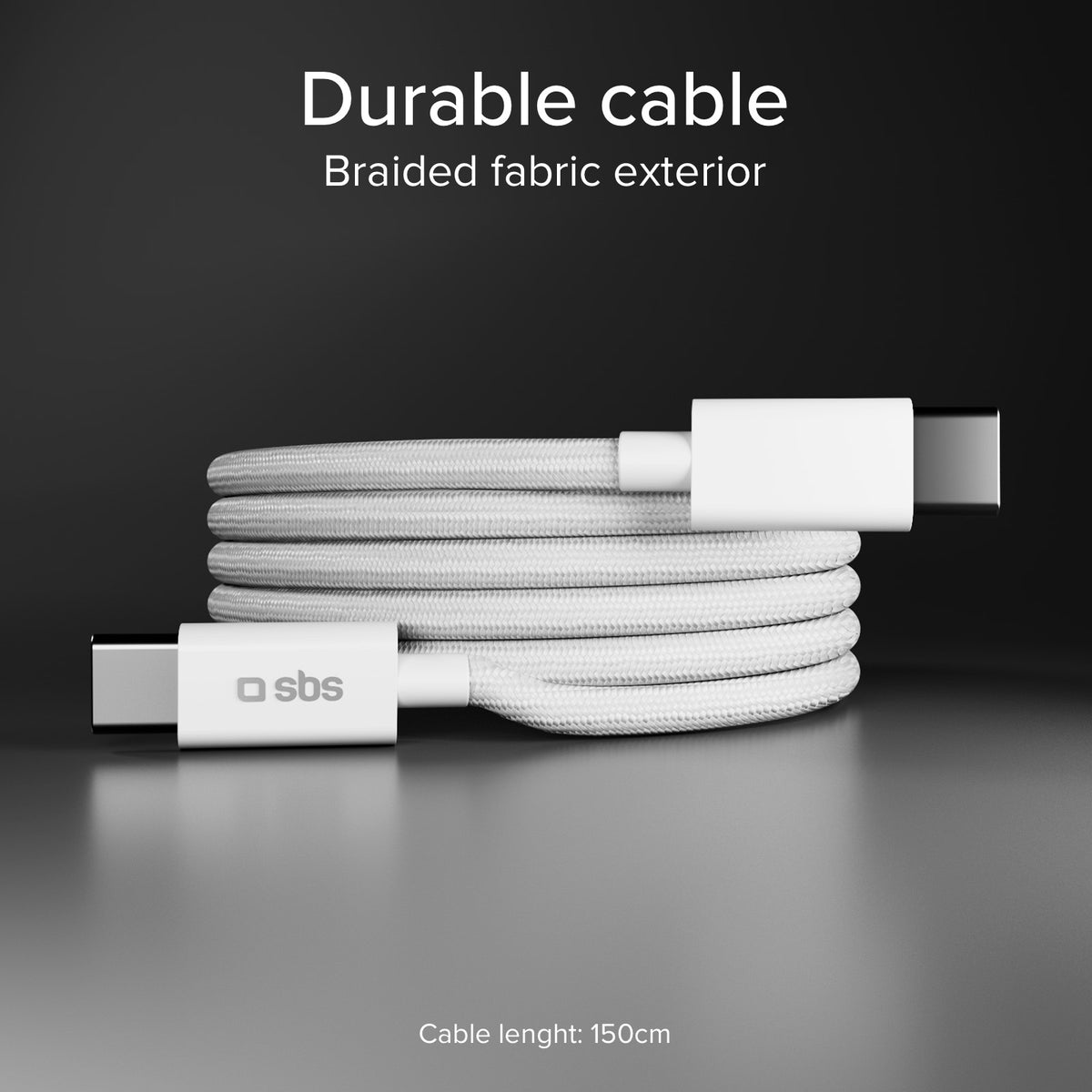 Lade-Kit mit 40W-Wandladegerät und 1,5 m geflochtenem Anti-Knoten-USB-C-Kabel