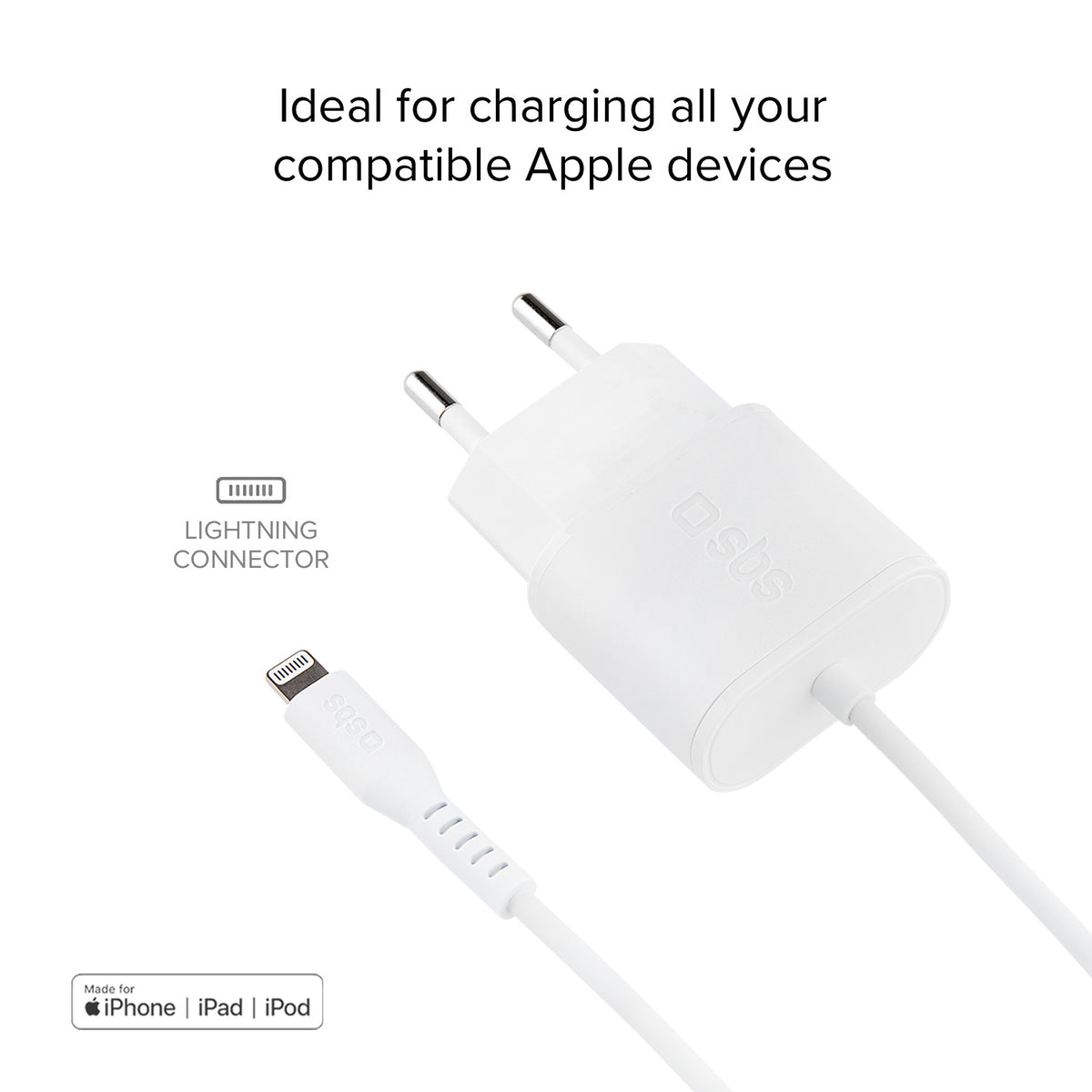 Reiseladegerät 5W für iPhone, iPad und iPod